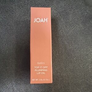 JOAH Top It Off‎ Plumping Lip Oil Bellini Lip Plumper Drinks On Me 0.13 oz